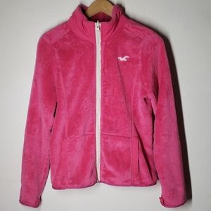 Hollister Pink Fleece Jacket